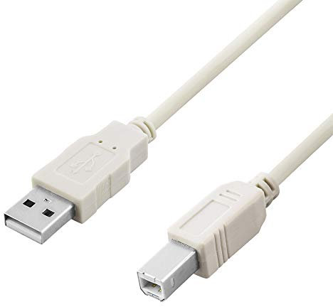 BestPlug 5 Meter 2.0 USB Kabel, USB A-Stecker auf USB B-Stecker, High Speed, Grau