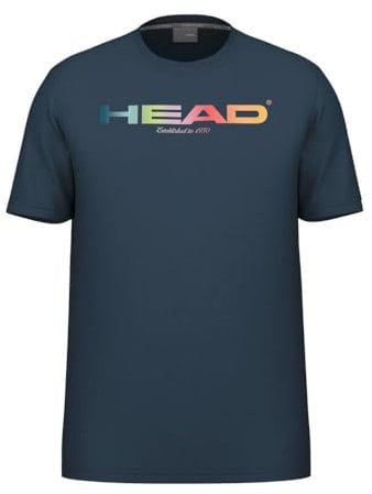 HEAD Rainbow T-Shirt Men, Navy