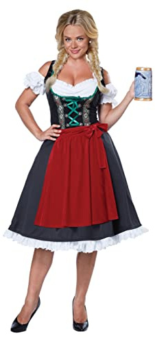 California Costumes Women's Oktoberfest Fraulein Costume, Multi, Large