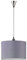 Trio Leuchten LED Pendelleuchte Cosinus 306500107, Metall Nickel matt, Stoffschirm grau, exkl. 1x E27