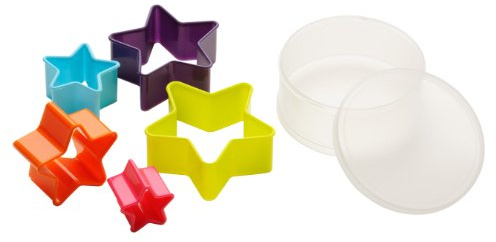 Premier Housewares Star Shaped Cutters - Multicoloured, Set of 5