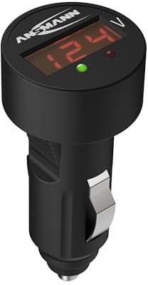 ANSMANN Tester PowerCheck per la Batteria dell'Auto - per Batterie 12V e 24V - Auto - Tester per Tensione