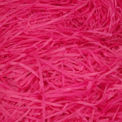 Meena Supplies 100g Packs Of Acid Free Shredded Tissue Paper Shred! Gift Hamper Stuffing Filler (Hot Pink)