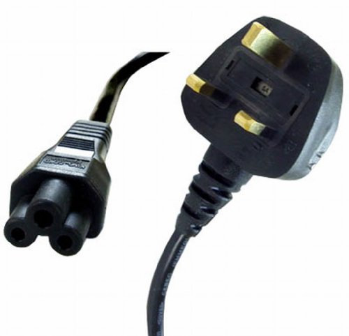 kenable Power Cord - UK Plug to C5 Clover Leaf CloverLeaf Lead 3m Cable [3 metres]