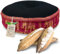 livasia Meditationskissen mit Thaiseide - Ø 45x15cm - Yogakissen mit Kapok, Pouf, Bodenkissen für Yoga und Zen Meditation, Sitzkissen für Garten und Balkon, Zafukissen (Schwarz/Rosa/Elefanten Seide)