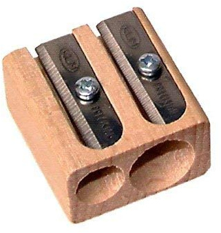 3 x KUM Holz Cutter 2-Loch Anspitzer (142–17)