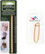 Clover Needlecraft Tunesische Häkelnadel, doppelendig, J/6 mm, 1308/J, mit Maschenhalter