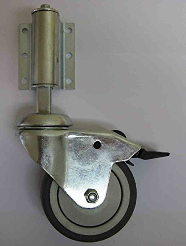 Leiterlenkrolle - Lenkrolle mit Feststeller - Federrollen - Leiterrolle - Rad ø 75mm Leiterrolle gefedert Federrollen