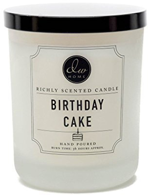 DW Home decoware Reich Duftkerze Große doppelt Docht 444 ml – -- Geburtstag Kuchen