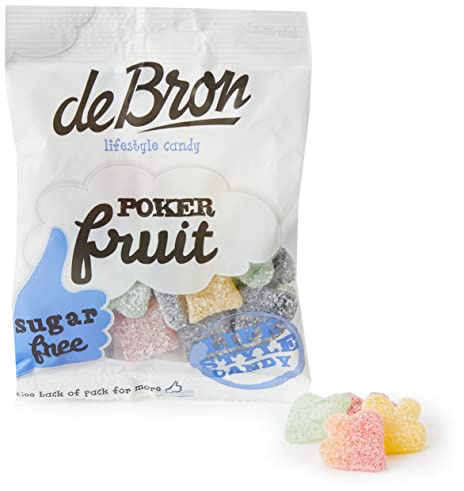 De Bron Pokerfruit Fruchtgummi Zucherfrei 90 g