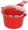 Easycook Microwave Saucepan with Lid 850ML RED