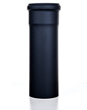 An camini anf03100 - Tubo in Acciaio 25 cm, Diametro 100 mm per Stufa a Pellet Scarico fumi, Canna fumaria