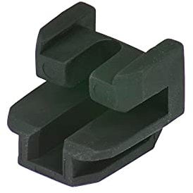 Bosch Gepäckträger Block Batterie Guide Rail Adapter for 4 mm Rack (E-Bike Power Pack) Netzteil Führungsschiene, schwarz, One Size