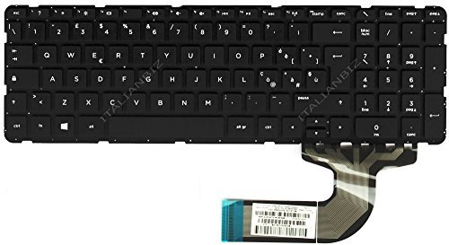 Tastiera italiana per notebook compatibile con HP 15-d000sl 15-d001sl 15-d002sl compatibile con HP 15-d003sl HP 15-d006sl 15-d009sl 15-d012sl 15-d013sl 15-d017sl 15-d018sl, HP 250 G2, 255 G2