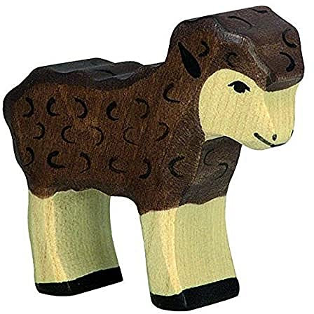 Holztiger Lamm, schwarz, 80078