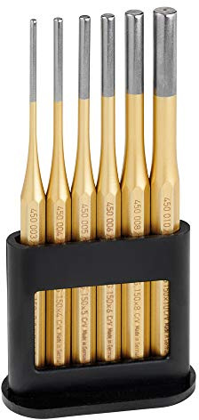 Rennsteig 6-Piece Parallel Pin Punch Set