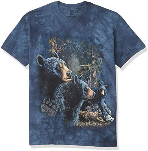 The Mountain Find 13 Black Bears T-Shirt für Erwachsene, Blau, Größe XXL