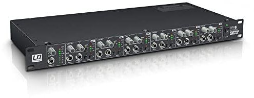 LD Systems HPA 6 - Kopfhörerverstärker, 6 Kanal, 19, schwarz