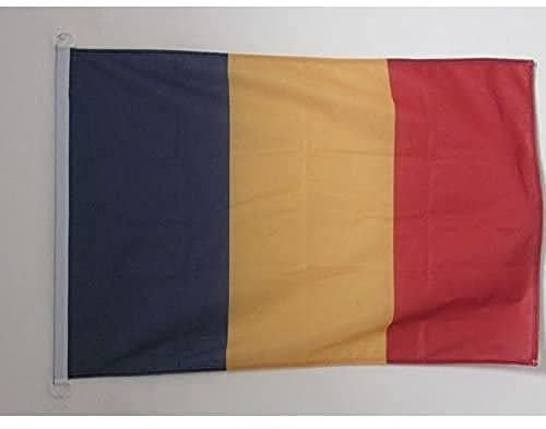 AZ FLAG - Flagge Rumänien - 150x90 cm - Rumänische Fahne 90 x 150 cm Aussenverwendung - Flaggen