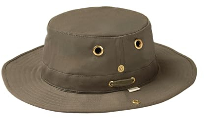 Tilley unisex adult Classic T3 Sun Hat, Olive, 7.875 US