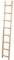 Holz Dachleiter 1x8 Spr. L2,25m Auflegeleiter Krause 804402