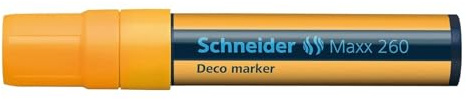 Schneider Novus 126006 Deco-Marker 260, 4+12 mm, orange