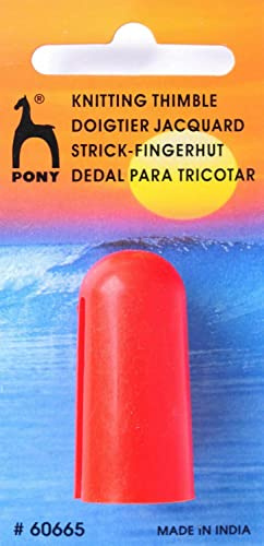 Pony Knitting Thimble, Multi-Colour, 9.5 x 4 x 15.5 cm