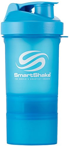 SmartShake Shaker Neon Serie, Blue, 1er Pack (1x 600 ml)
