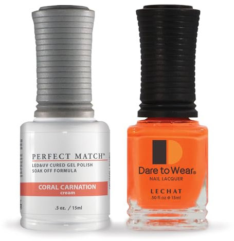LeChat Perfect Match UV/LED Gel Nail Polish, Coral Carnation