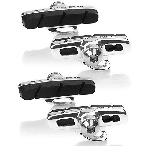 XLC Cartridge Road Bremsschuhe BS-R07 4er Set, 50mm, Campagnolo schwarz Fahrrad
