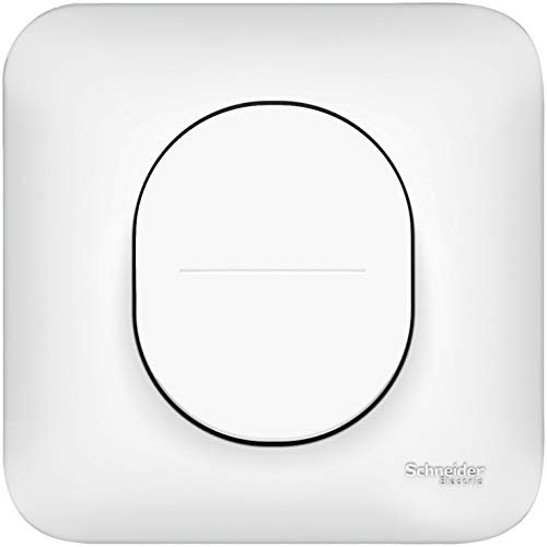 Schneider Electric S260206 Poussoir simple 10 ampères Ovalis complet 230 V