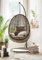 Destiny Hängesessel Cocoon DE Luxe inkl. Gestell und Polster, beige-grau