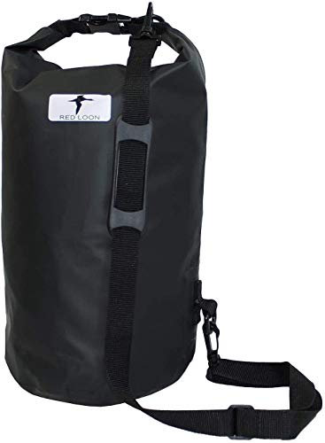 Red Loon Dry Bag - schwarzer Packsack 15 Liter, Seesack Packtasche LKW-Plane wasserdicht reißfest