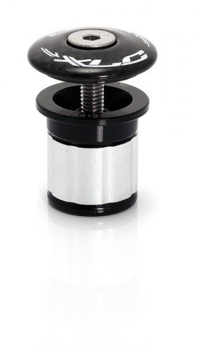 XLC A-Head-Plug AP-C01 für Carbongabel Ø 24-25mm, 25mm, schwarz (1 Stück)