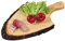 Kesper - Tabla de servir (madera de aliso), color marrón, talla 30 - 35 cm longitud x 18 cm, 2 cm espesor