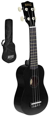 U-30G Sopranukulele Black, inkl. Gigbag