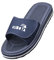 Kubota Claquettes à scratch Femme – Sandales été – Claquettes avec fermeture auto-agrippante – Chaussures pour piscine et plage – Chaussons – Bleu foncé – 36