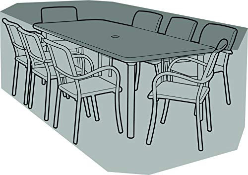 Garland 8 Seater Rectangular Furniture Set Cover - Silver Grade (W1416)