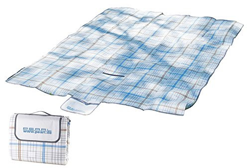 PEARL wasserfeste Decke: wasserdichte XXL-Picknick-Decke aus Fleece, 2,5 x 2 m (Picknickdecke wasserdicht, Outdoor wasserdicht, Thermodecke)