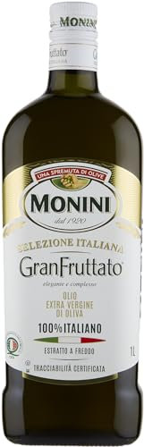 Monini Granfruttato Olio Extra Vergine di Oliva -1 Bottiglia da 1 Litro