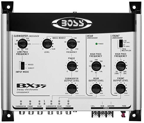 BOSS Audio Systems Entrada y Salida de subwoofer electrónico de 3 vías