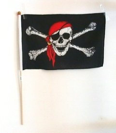 Stockflagge Piratenflagge Piraten Pirates