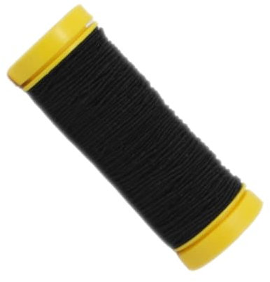 BIG-SAM 10m elastischer Gumminähfaden - Hutgummi - schwarz oder weiß - Sparen durch Mengenkauf (1, Schwarz)