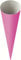 Baier & Schneider Heyda 204870065 Schultüten-Rohlinge (Höhe 70 cm, Durchmesser 19 cm, Karton, 380g/m²) pink