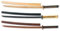 Playwell Roped Bokken aus Holz mit Scheide-Rot Eiche