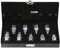 KS Tools 922.1321 - Coffret de 9 douilles tournevis 6 pans 1/2'' version courte - 4 à 17 mm - En Chrome Vanadium - Finition chromée satinée - 54 pièces