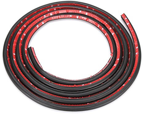 Madlife Garage, Dichtungsband, Schwarz, 4 m, für Autotür-Rand innen und außen, EPDM-Gummi, Türdichtung für Motorhaube, Kofferraum