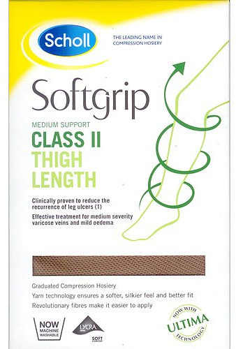 NATURAL THIGH CLOSED TOE CLASS 2 SM