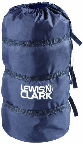 Lewis N. Clark Uncharted Nylon Compressor Bag (Navy, 11x24-Inch)