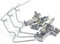 SSI Greenhouse glazing 50 w wire clips and 50 z overlap clips